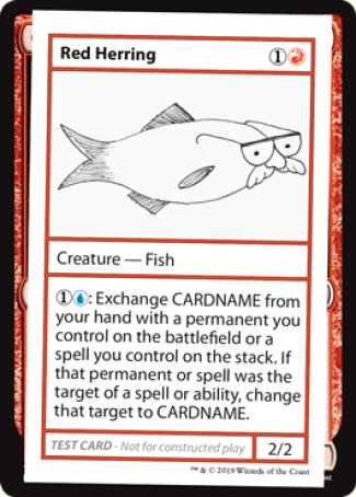 Red Herring (2021 Edition) [Mystery Booster Playtest Cards] | Exor Games Summserside