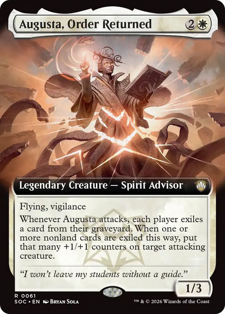 Augusta, Order Returned (Extended Art) [Secrets of Strixhaven Commander] | Exor Games Summserside