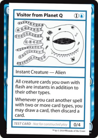 Visitor from Planet Q (2021 Edition) [Mystery Booster Playtest Cards] | Exor Games Summserside