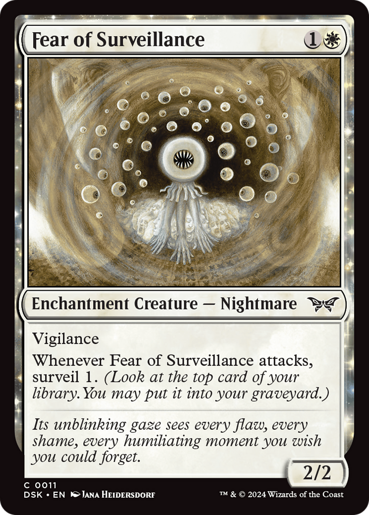 Fear of Surveillance [Duskmourn: House of Horror] | Exor Games Summserside