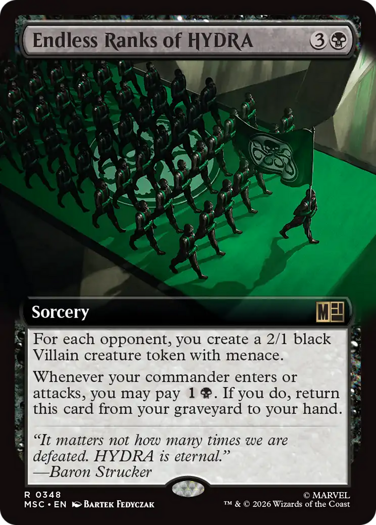 Endless Ranks of HYDRA (Extended Art) [Marvel Super Heroes Commander] | Exor Games Summserside