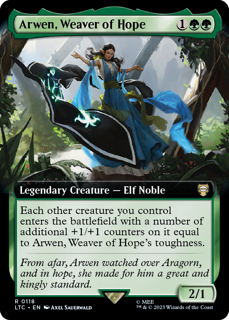 Arwen, Weaver of Hope (Extended Art) [The Lord of the Rings: Tales of Middle-Earth Commander] | Exor Games Summserside