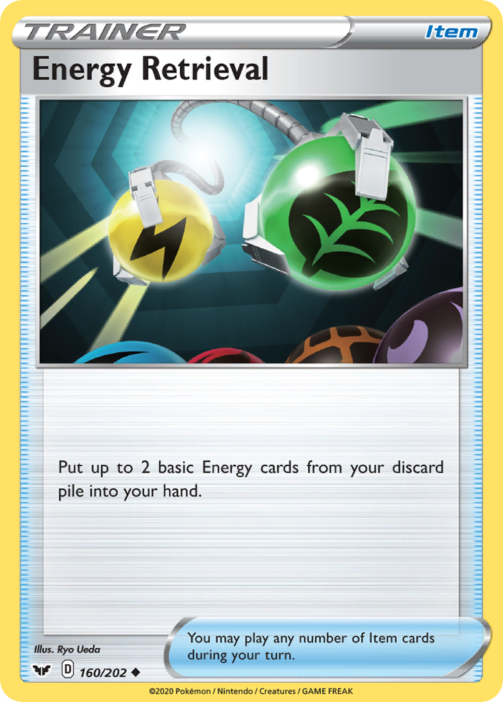 Energy Retrieval (160/202) [Sword & Shield: Base Set] | Exor Games Summserside