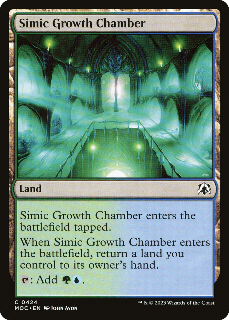 Simic Growth Chamber [March of the Machine Commander] | Exor Games Summserside