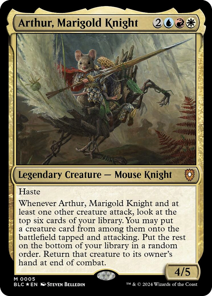 Arthur, Marigold Knight [Bloomburrow Commander] | Exor Games Summserside