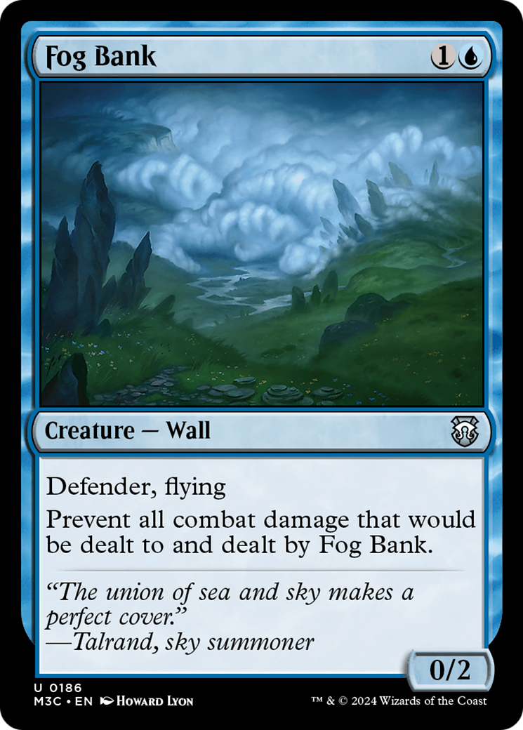 Fog Bank (Ripple Foil) [Modern Horizons 3 Commander] | Exor Games Summserside