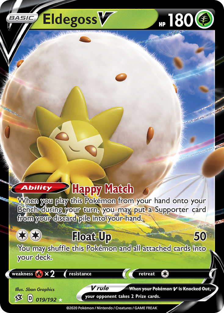 Eldegoss V (019/192) [Sword & Shield: Rebel Clash] | Exor Games Summserside