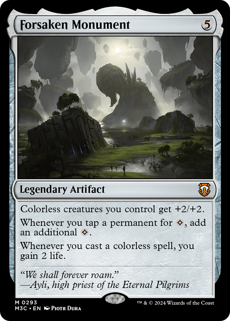 Forsaken Monument (Ripple Foil) [Modern Horizons 3 Commander] | Exor Games Summserside