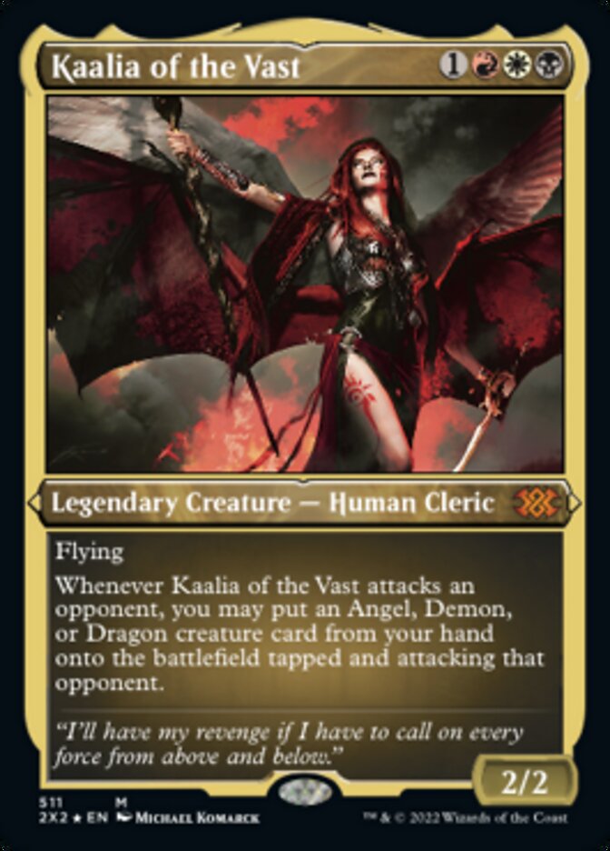 Kaalia of the Vast (Foil Etched) [Double Masters 2022] | Exor Games Summserside