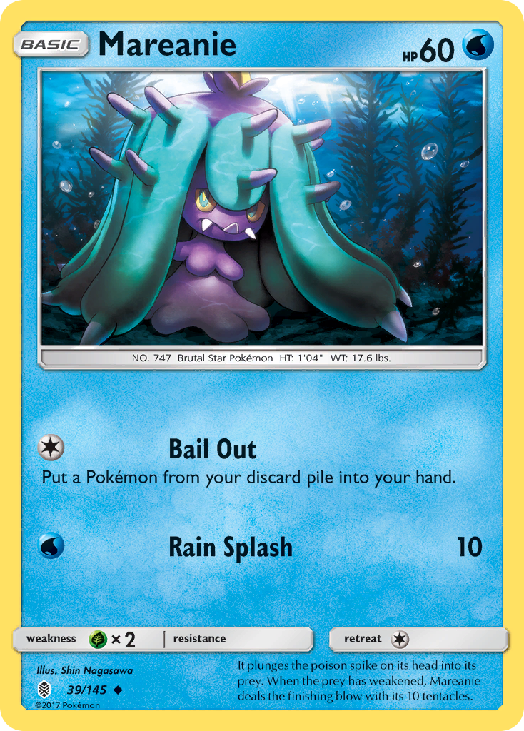 Mareanie (39/145) [Sun & Moon: Guardians Rising] | Exor Games Summserside