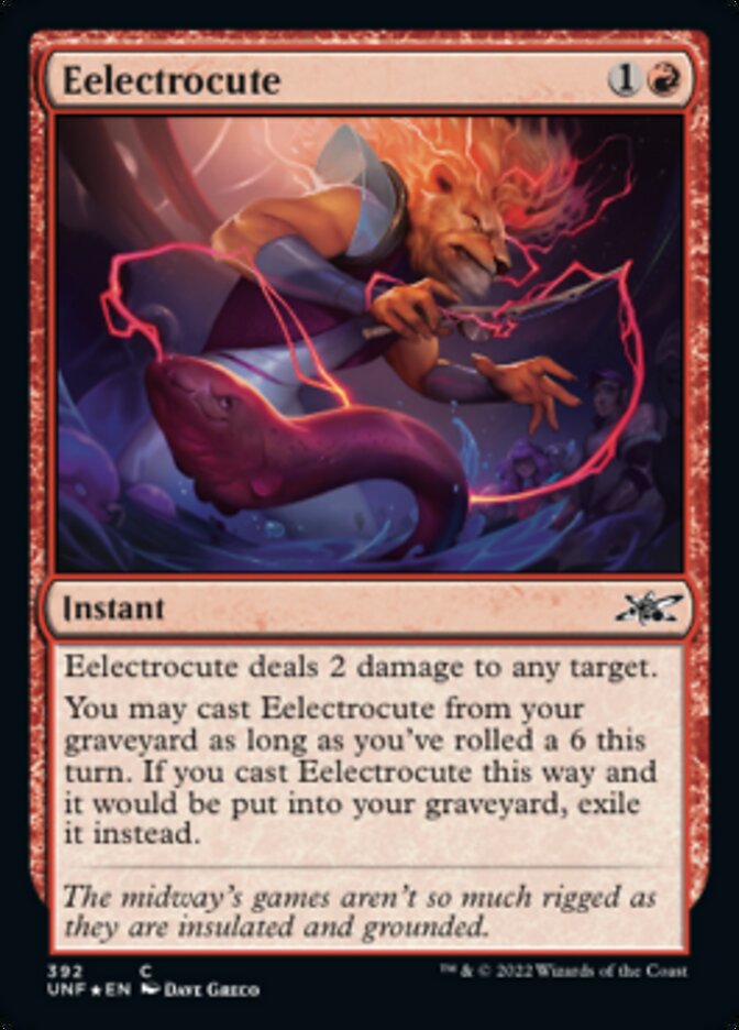 Eelectrocute (Galaxy Foil) [Unfinity] | Exor Games Summserside
