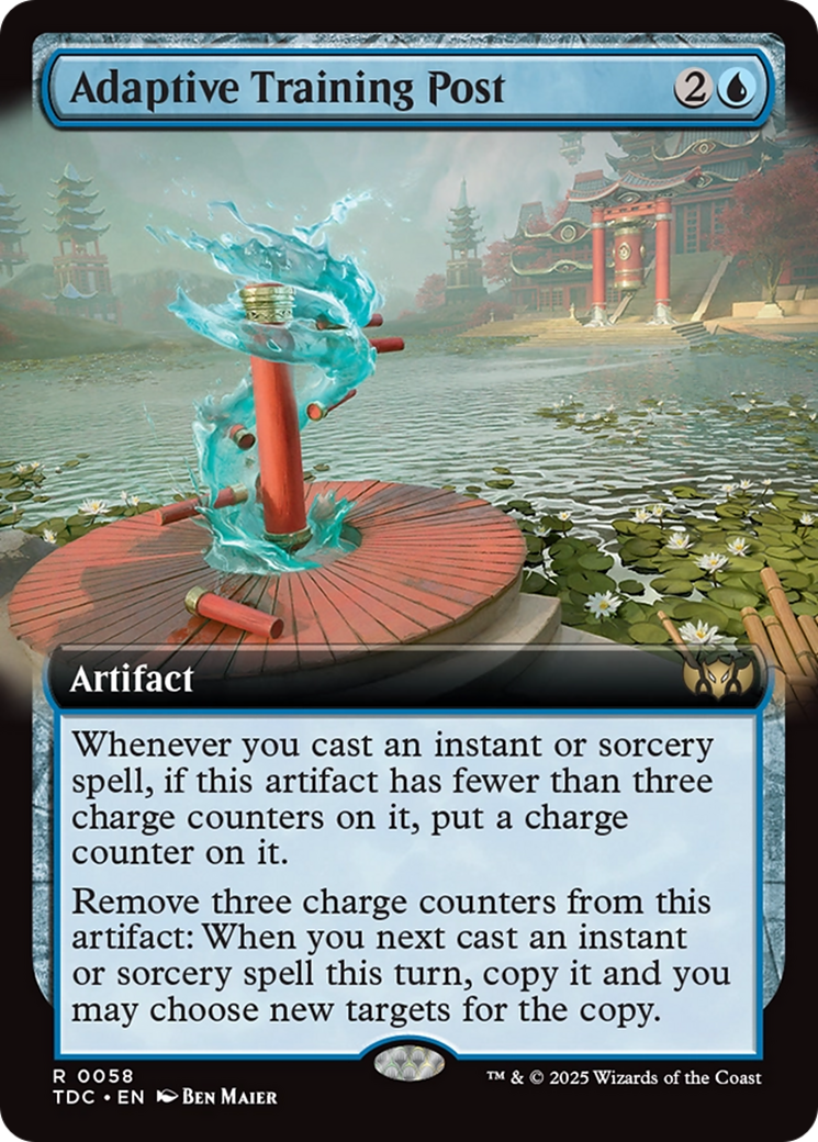 Adaptive Training Post (Extended Art) [Tarkir: Dragonstorm Commander] | Exor Games Summserside