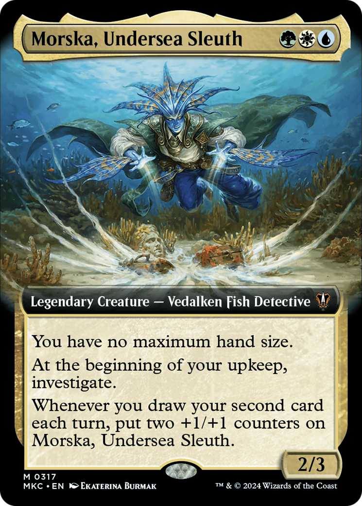 Morska, Undersea Sleuth (Extended Art) [Murders at Karlov Manor Commander] | Exor Games Summserside