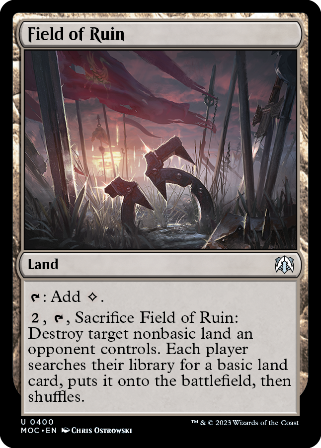 Field of Ruin [March of the Machine Commander] | Exor Games Summserside