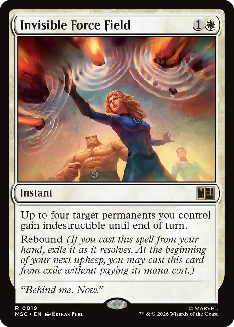 Invisible Force Field (Surge Foil) [Marvel Super Heroes Commander] | Exor Games Summserside