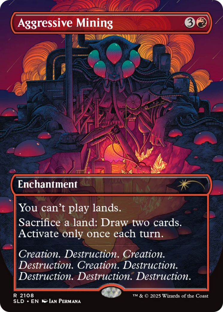 Aggressive Mining (Galaxy Foil) [Secret Lair Drop Series] | Exor Games Summserside