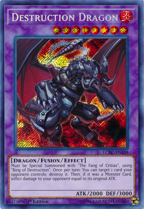 Destruction Dragon [LCKC-EN108] Secret Rare | Exor Games Summserside