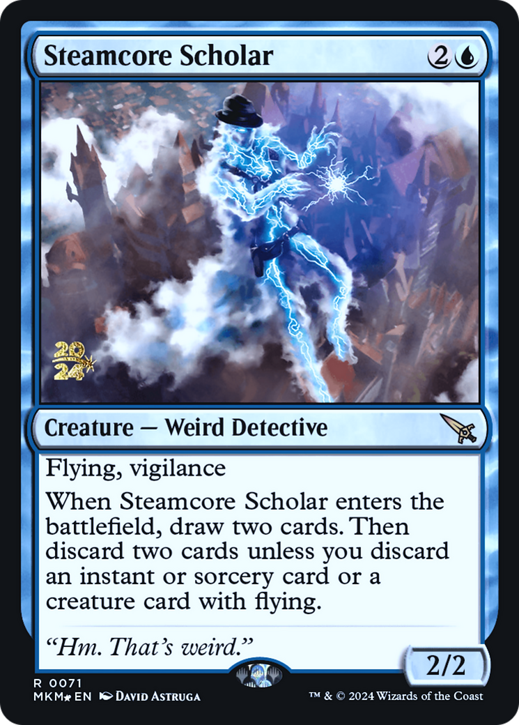 Steamcore Scholar [Murders at Karlov Manor Prerelease Promos] | Exor Games Summserside