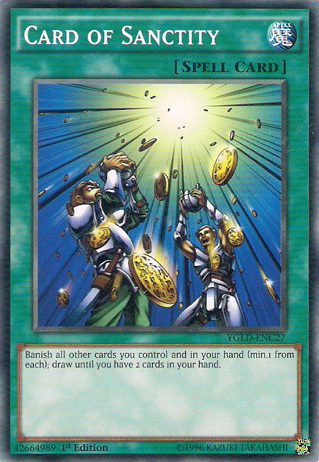 Card of Sanctity [YGLD-ENC27] Common | Exor Games Summserside
