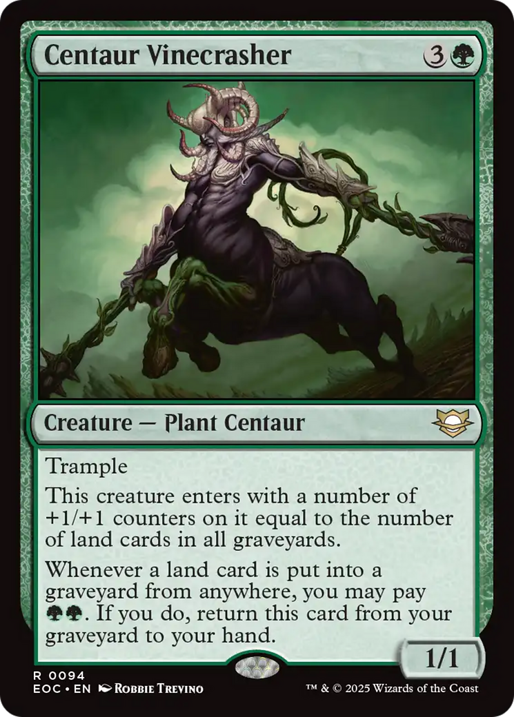 Centaur Vinecrasher [Edge of Eternities Commander] | Exor Games Summserside
