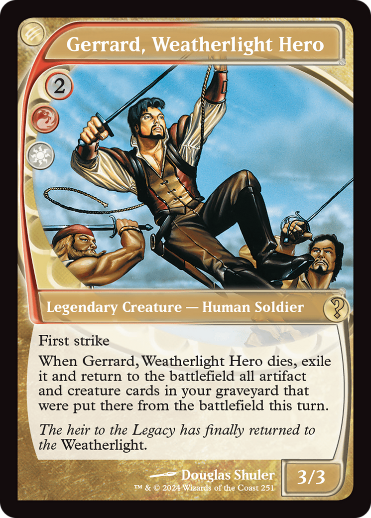 Gerrard, Weatherlight Hero (Future Sight) [Mystery Booster 2] | Exor Games Summserside