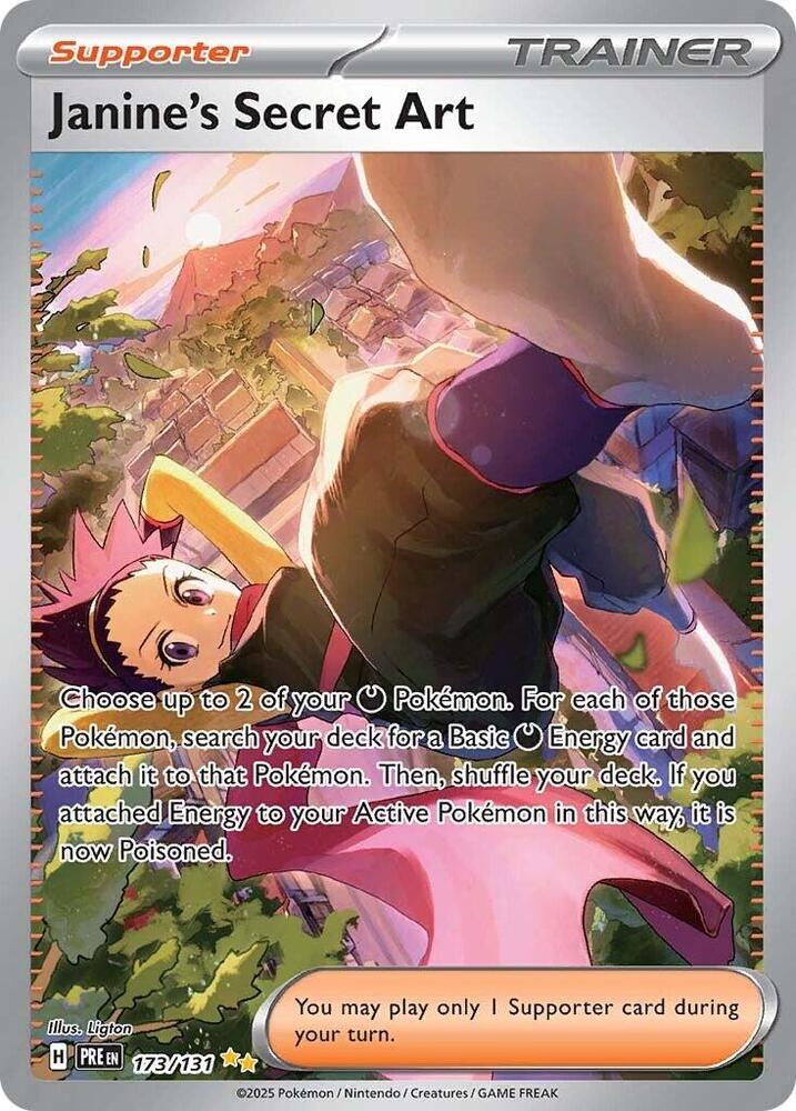 Janine's Secret Art (173/131) [Scarlet & Violet: Prismatic Evolutions] | Exor Games Summserside