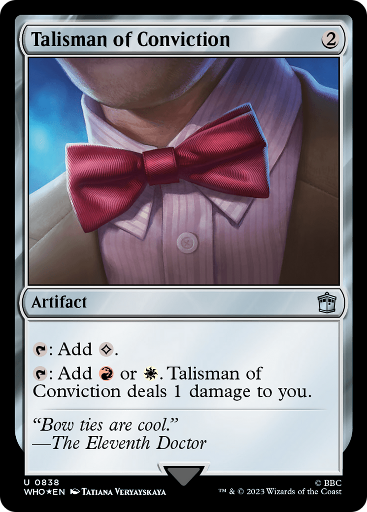 Talisman of Conviction (Surge Foil) [Doctor Who] | Exor Games Summserside