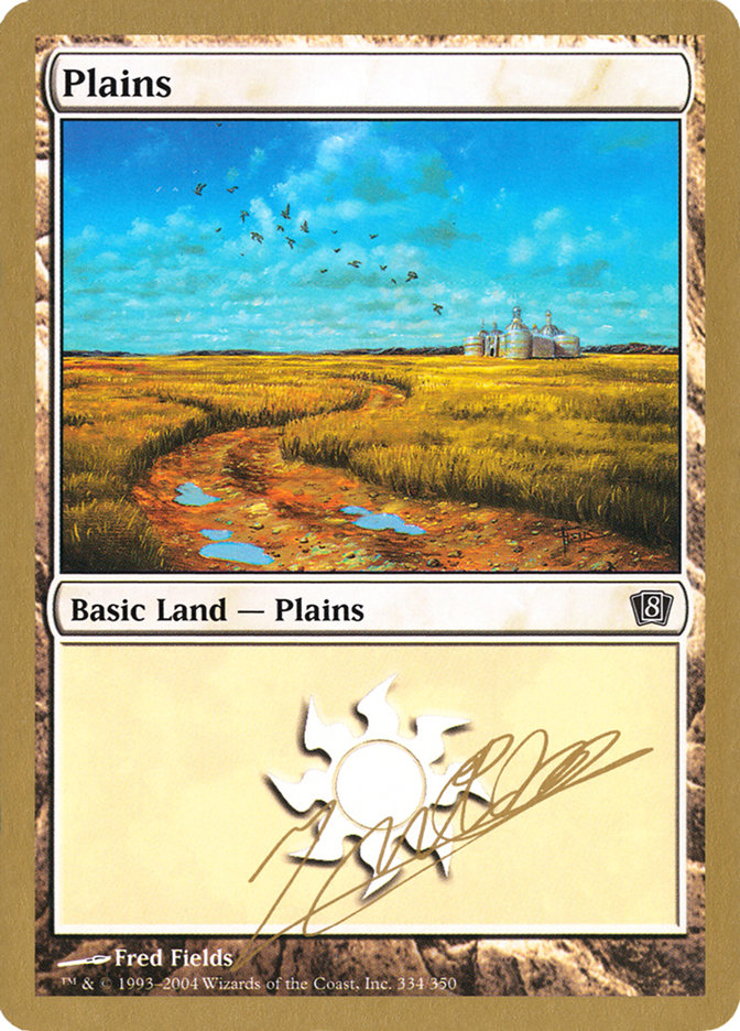 Plains (jn334) (Julien Nuijten) [World Championship Decks 2004] | Exor Games Summserside