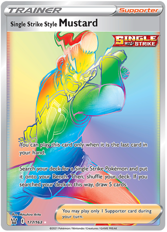 Single Strike Style Mustard (177/163) [Sword & Shield: Battle Styles] | Exor Games Summserside