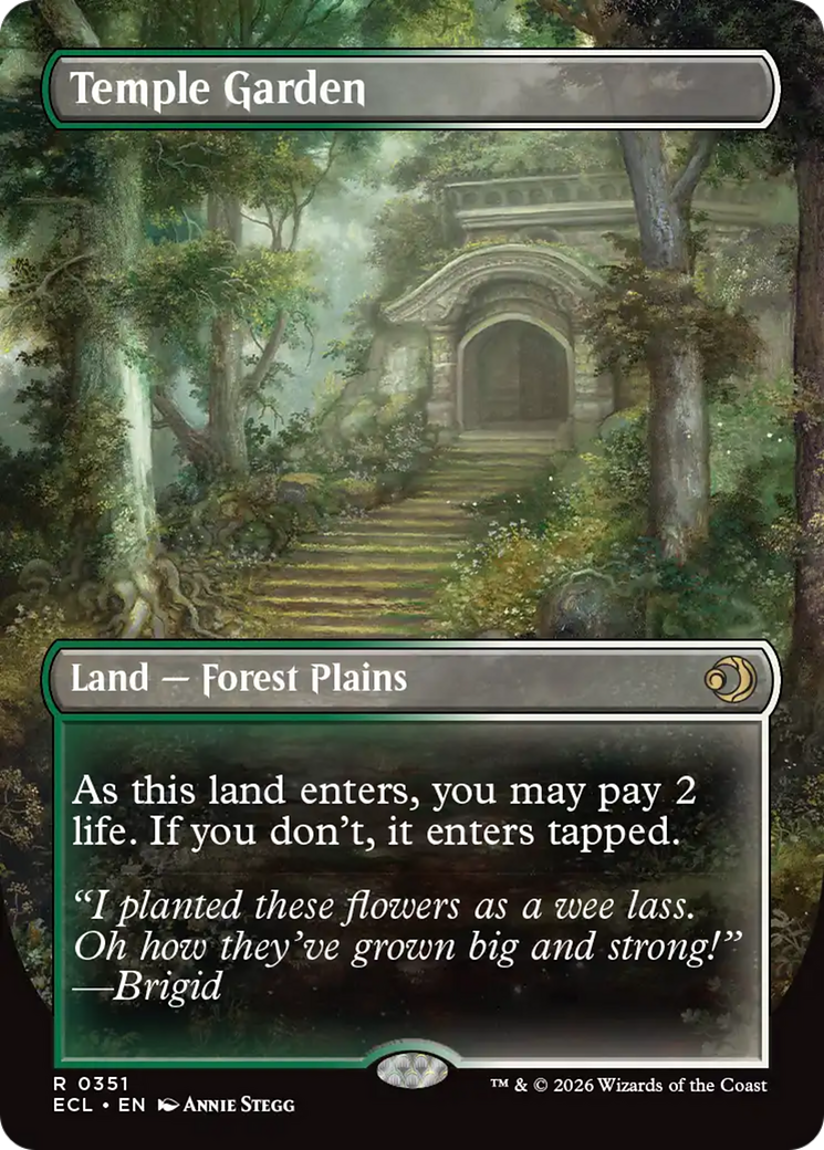 Temple Garden (Borderless) [Lorwyn Eclipsed] | Exor Games Summserside