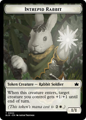 Wall // Intrepid Rabbit Double-Sided Token [Bloomburrow Tokens] | Exor Games Summserside