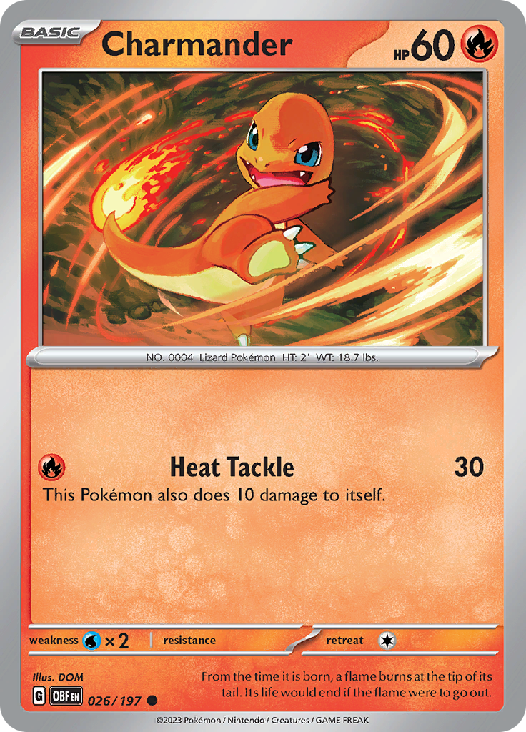 Charmander (026/197) [Scarlet & Violet: Obsidian Flames] | Exor Games Summserside