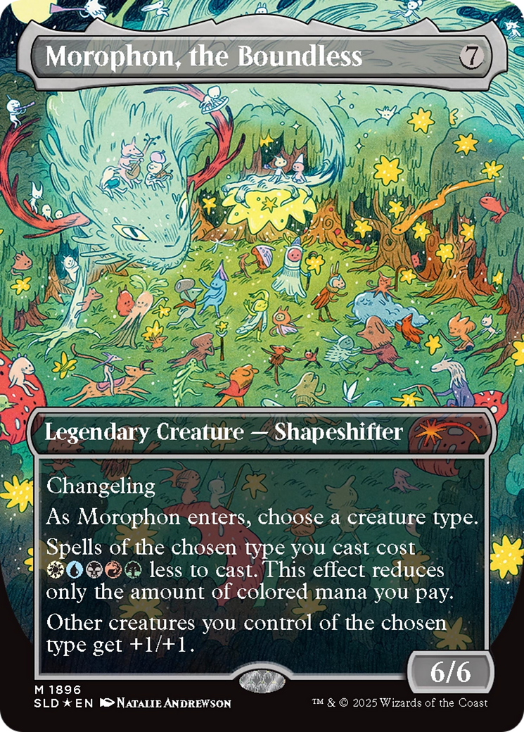 Morophon, the Boundless (Display Commander) - Thick Stock (Double Rainbow Foil) [Secret Lair Drop Series] | Exor Games Summserside