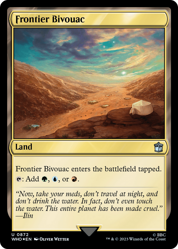 Frontier Bivouac (Surge Foil) [Doctor Who] | Exor Games Summserside