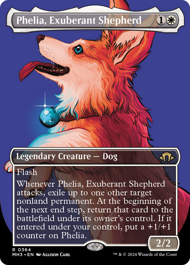 Phelia, Exuberant Shepherd (Borderless) [Modern Horizons 3] | Exor Games Summserside