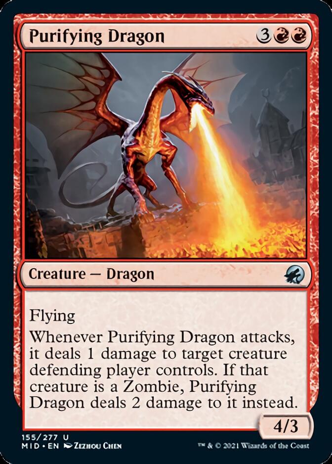 Purifying Dragon [Innistrad: Midnight Hunt] | Exor Games Summserside