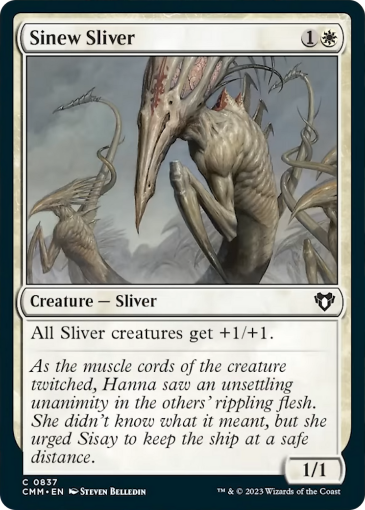 Sinew Sliver [Commander Masters] | Exor Games Summserside
