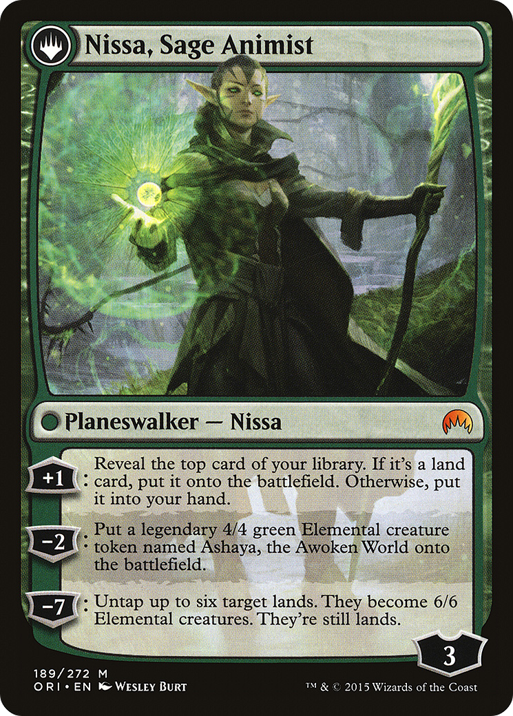 Nissa, Vastwood Seer // Nissa, Sage Animist [Secret Lair: From Cute to Brute] | Exor Games Summserside