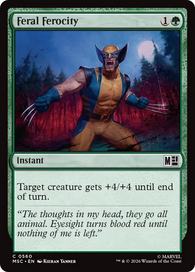 Feral Ferocity [Marvel Super Heroes Commander] | Exor Games Summserside
