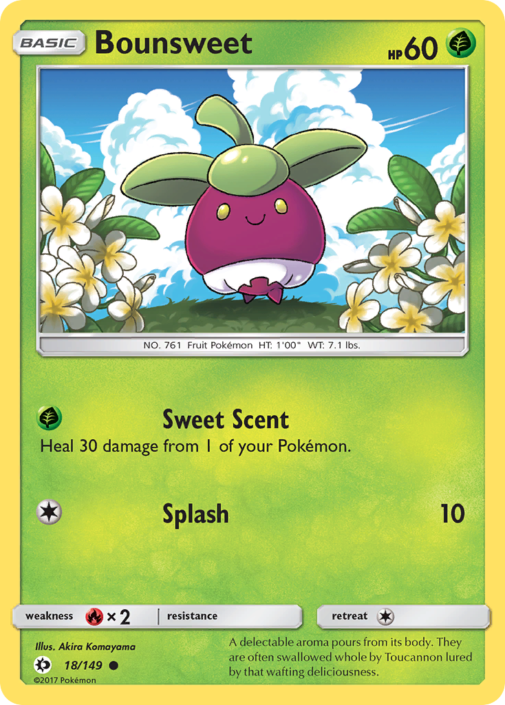 Bounsweet (18/149) [Sun & Moon: Base Set] | Exor Games Summserside