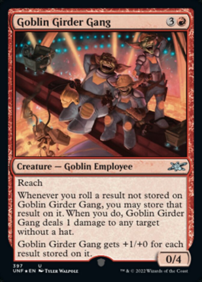 Goblin Girder Gang (Galaxy Foil) [Unfinity] | Exor Games Summserside
