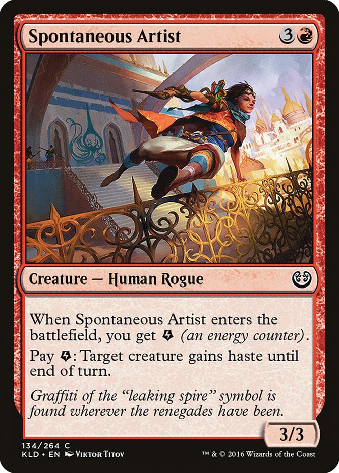 Spontaneous Artist [Kaladesh] | Exor Games Summserside