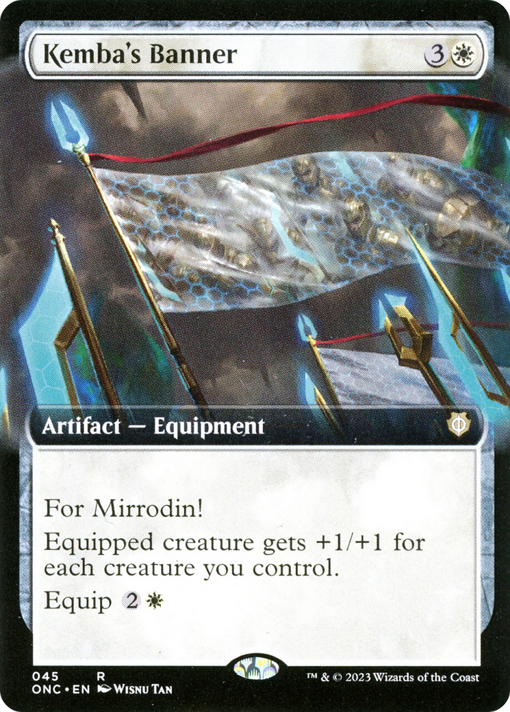 Kemba's Banner (Extended Art) [Phyrexia: All Will Be One Commander] | Exor Games Summserside