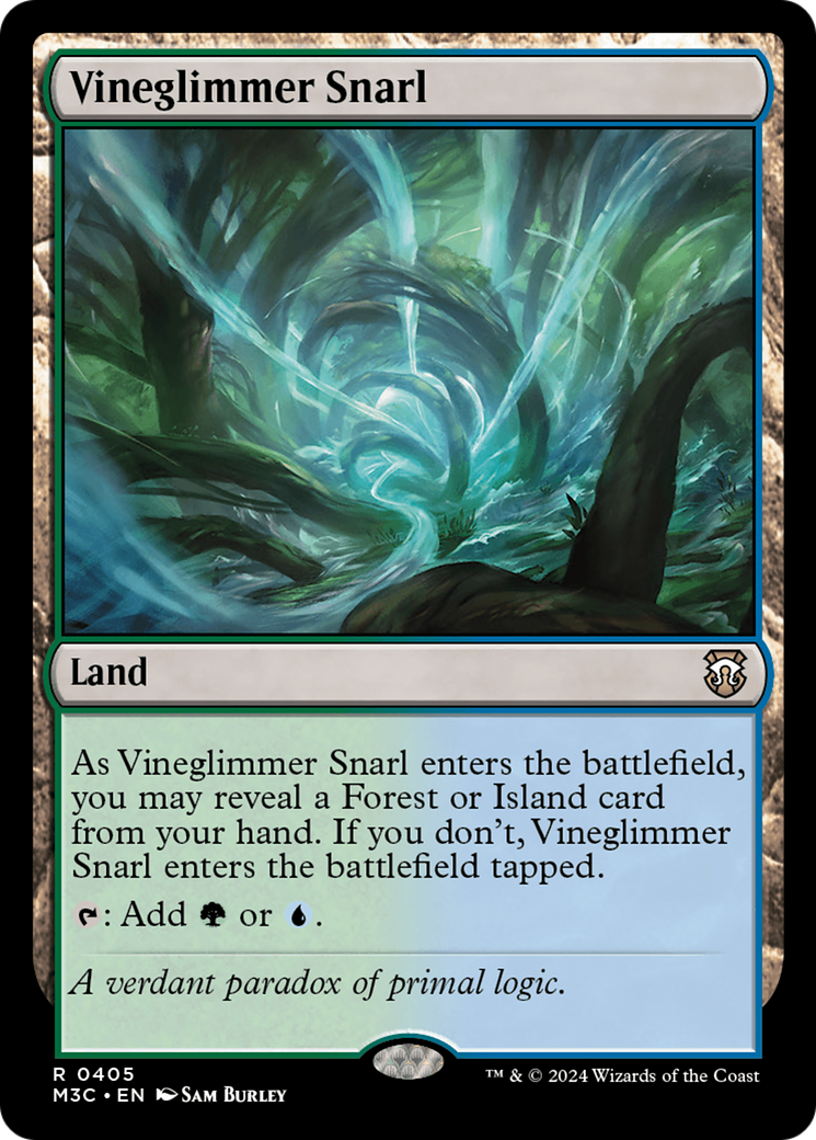 Vineglimmer Snarl (Ripple Foil) [Modern Horizons 3 Commander] | Exor Games Summserside