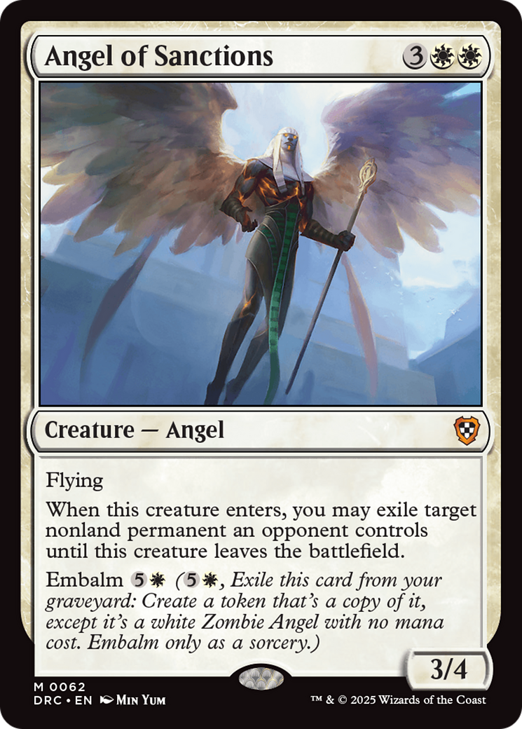 Angel of Sanctions [Aetherdrift Commander] | Exor Games Summserside