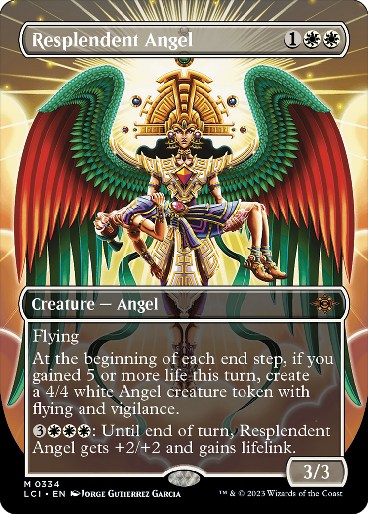 Resplendent Angel (Borderless) [The Lost Caverns of Ixalan] | Exor Games Summserside