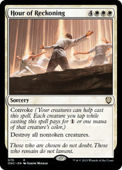 Hour of Reckoning [Phyrexia: All Will Be One Commander] | Exor Games Summserside