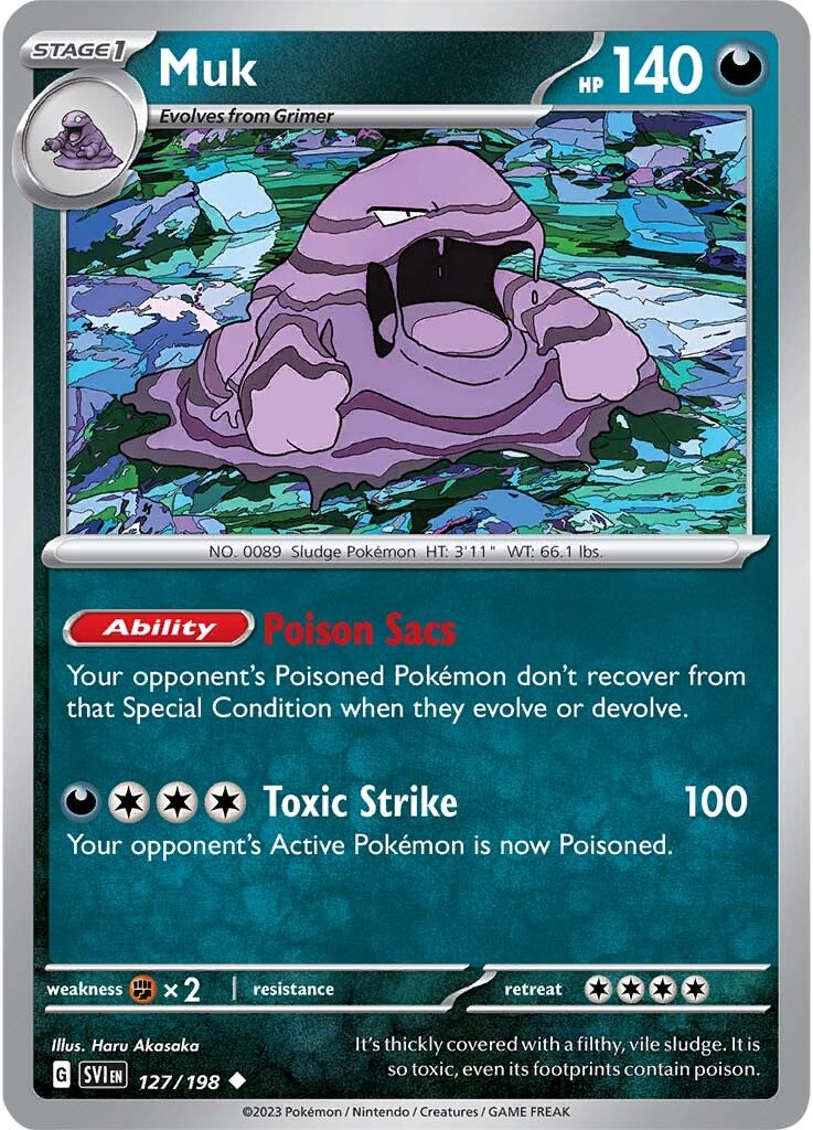 Muk (127/198) [Scarlet & Violet: Base Set] | Exor Games Summserside