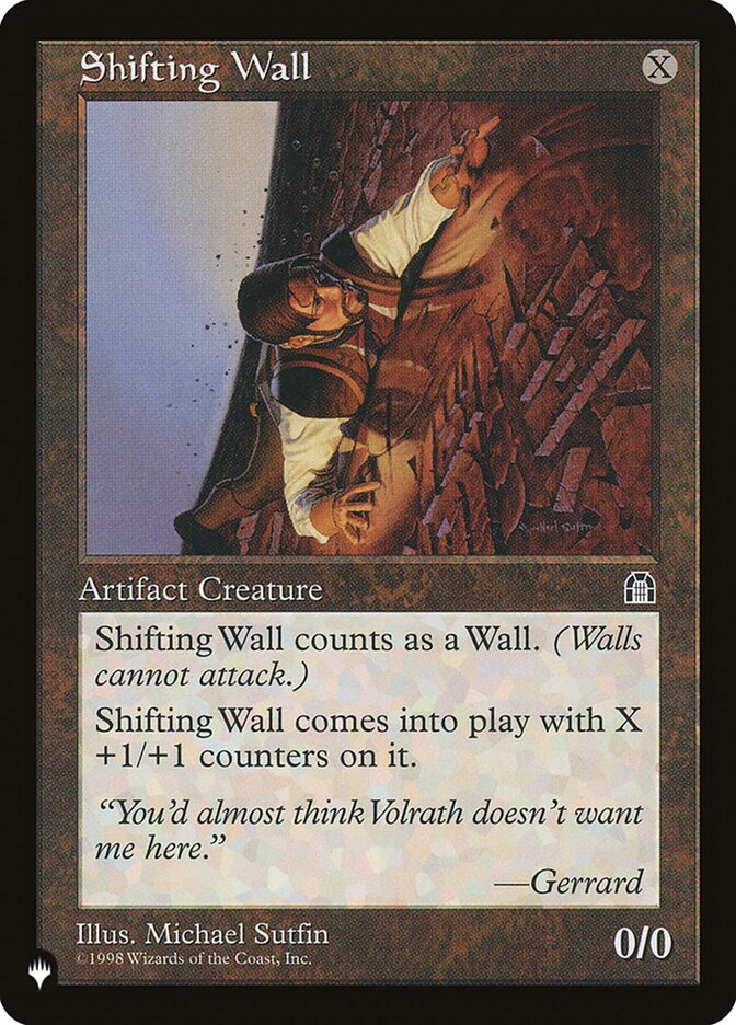 Shifting Wall [The List] | Exor Games Summserside