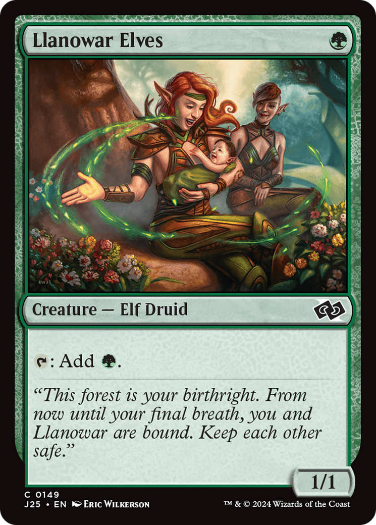 Llanowar Elves [Foundations Jumpstart] | Exor Games Summserside